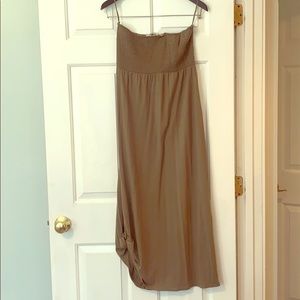 Green maxi skirt/dress combo